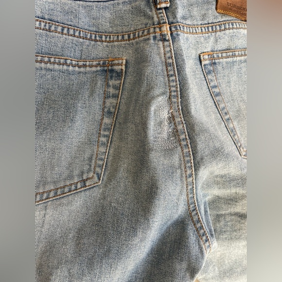 [32/30] Burberry Black Label Men’s Light Wash Straight Leg Designer Denim Jeans - Picture 4 of 15